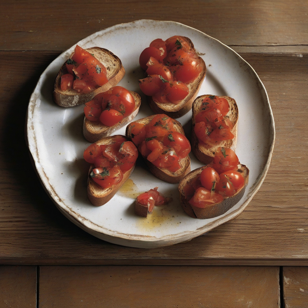 Bruschetta Recipe with Canned Tomatoes: Fresh Basil Burst - Recipe Omnibus