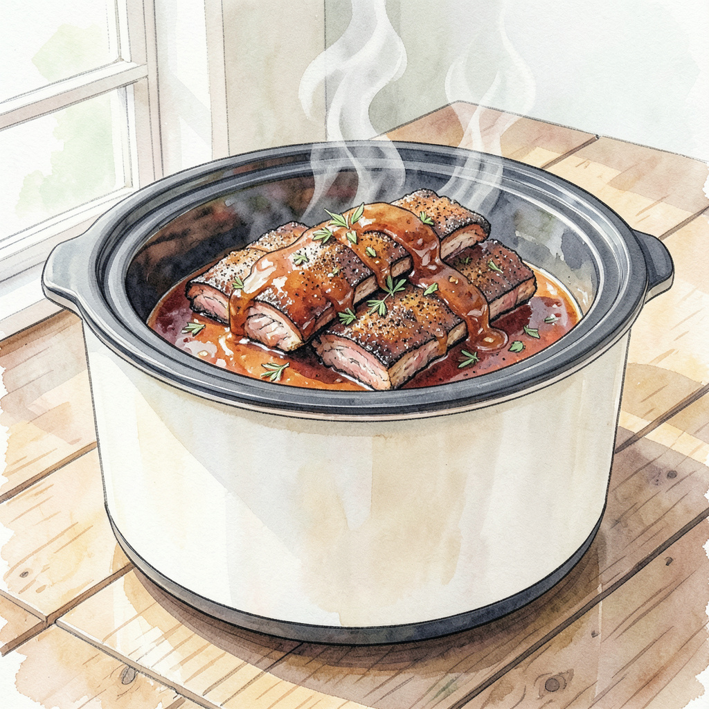 BBQ Country Style Ribs Recipe Slow Cooker: Fall-Off-The-Bone Tender in ...