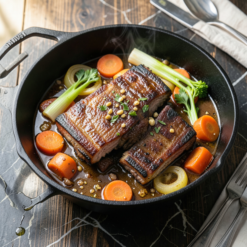 Boneless Beef Spare Ribs Recipe: Braised to Fall-Off-The-Bone Tenderness