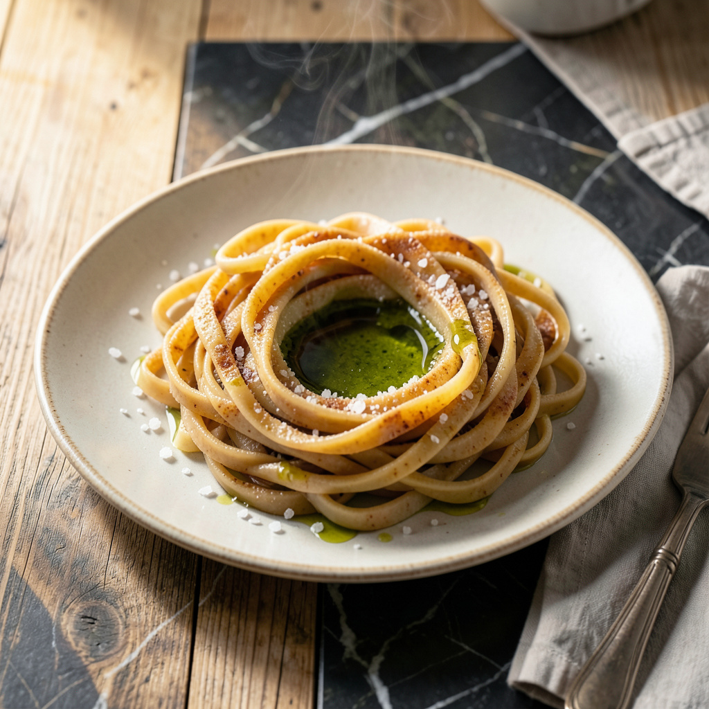 Homemade Italian Pasta Recipe With Semolina: Rustic Texture and ...