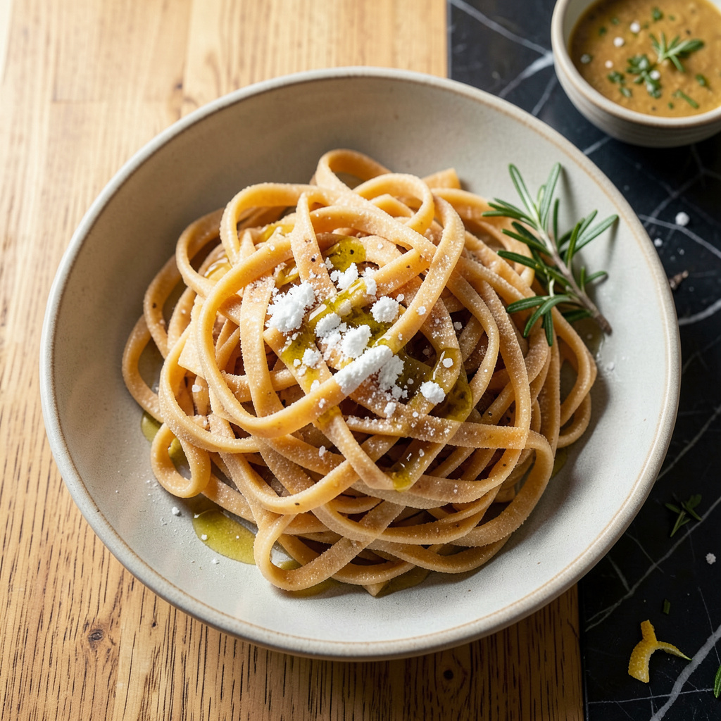 Homemade Pasta Recipe Semolina Flour: Eggless Authentic Italian Texture ...