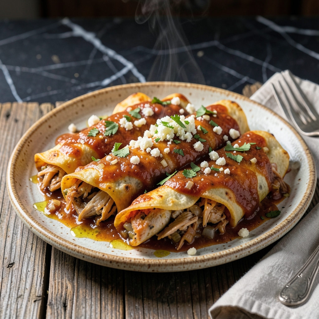 Recipe for Chicken Enchiladas Using Corn Tortillas: Authentic Tex-Mex ...